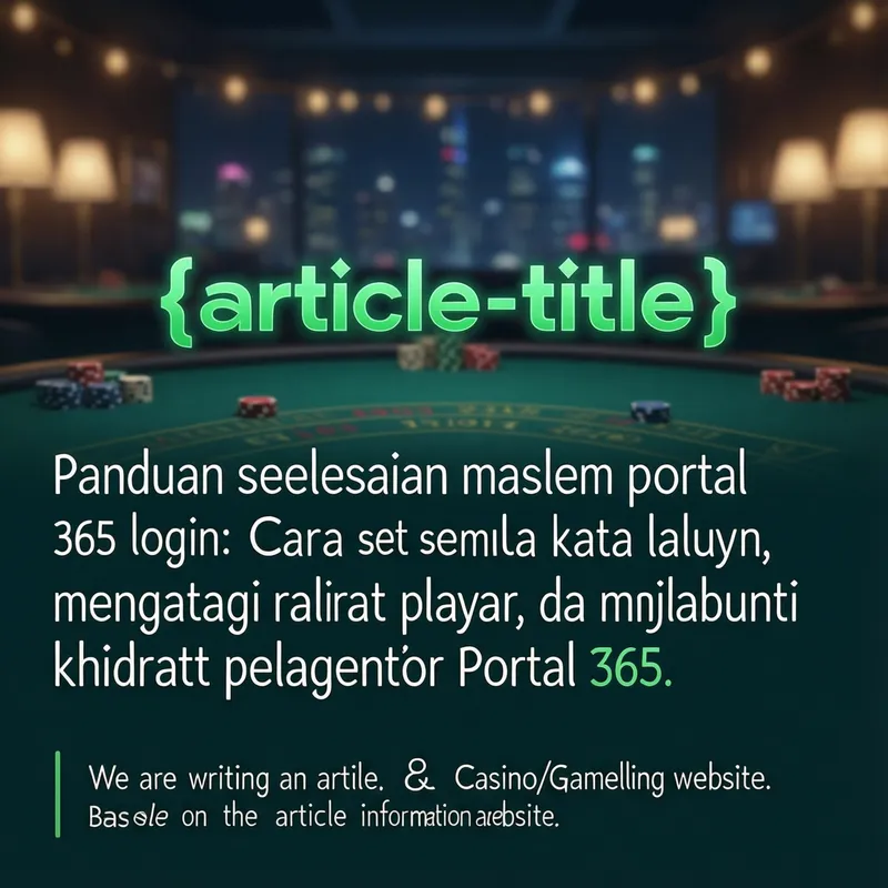 Masalah Login Portal 365
